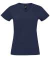 02941 Imperial V Lds SOL'S Ladies Imperial V Neck T-Shirt French Navy colour image